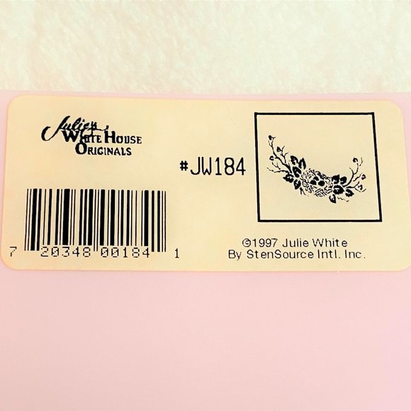 NWT Vintage Bird Nest on Branch Stencil Julie's White House Originals #J… - Picture 11 of 12